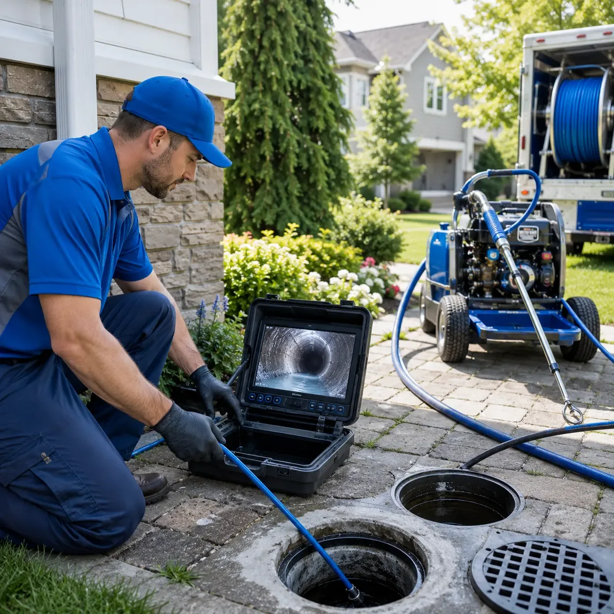 Outdoor drain cleaning professionals serving Tullos, LA